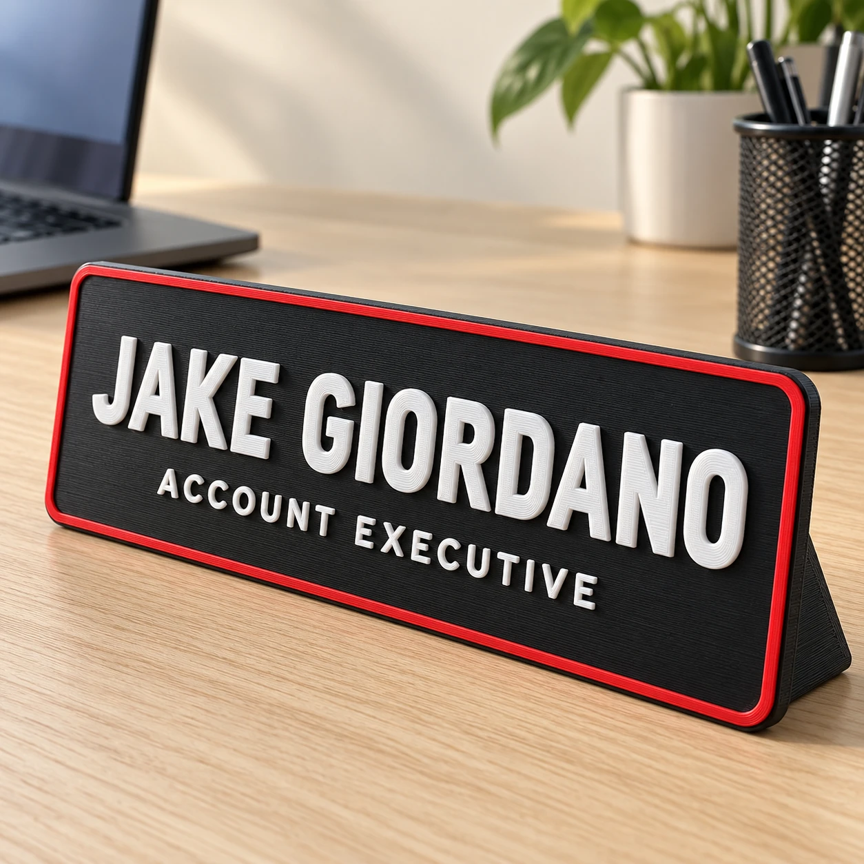 Custom Desk Name Plate
