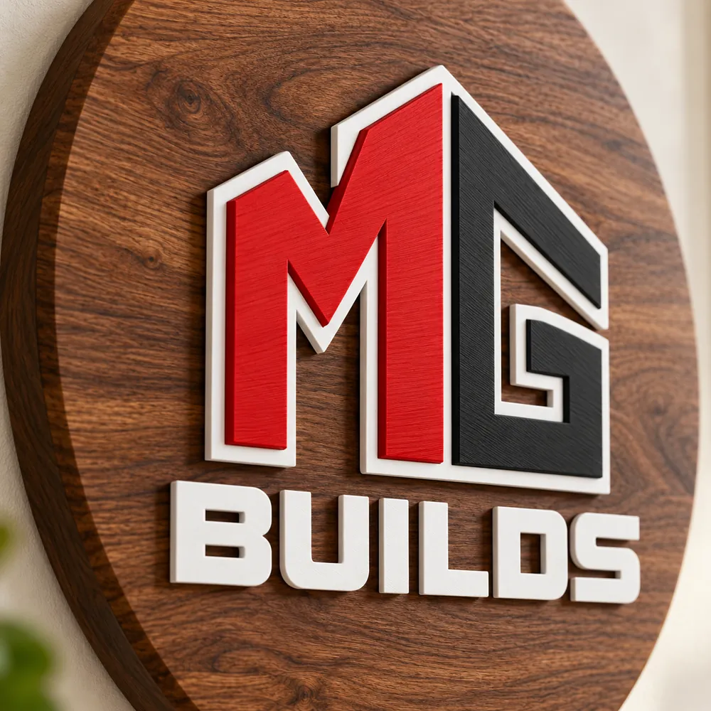 Hybrid Round Wood Logo Plaque, photo 4
